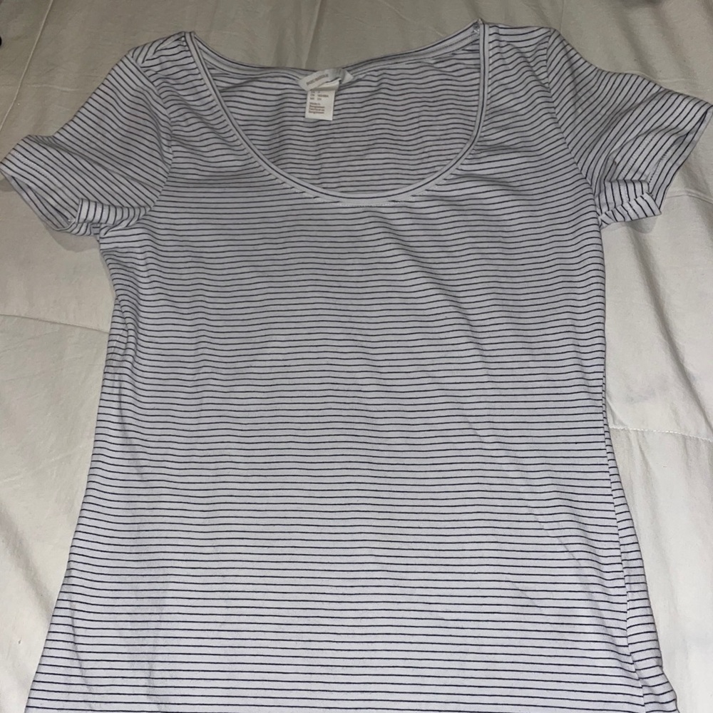 Dark Dark Blue and white stripes Shirt